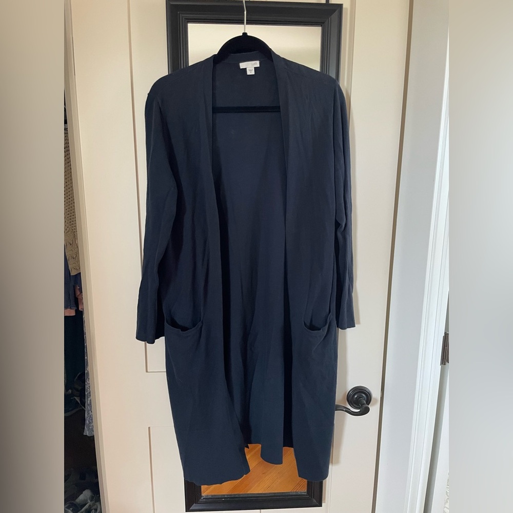 J. Jill dark blue cardigan